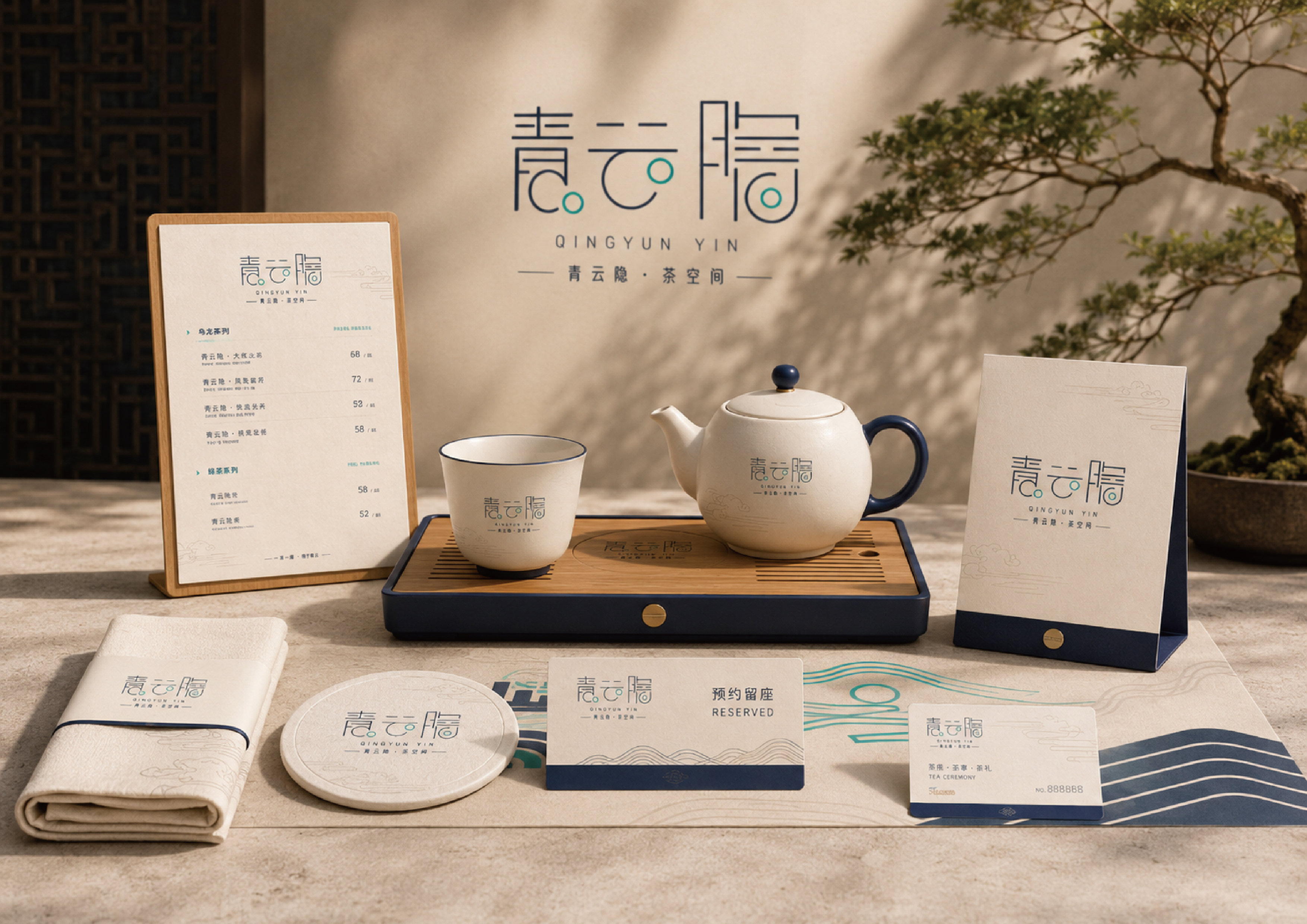 青云隐 - 茶空间品牌视觉设计主视觉